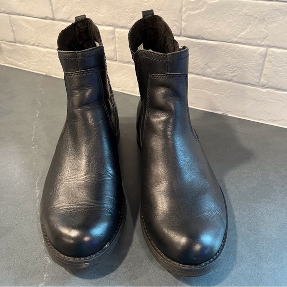 Timberland sz 8 Savin Hill Chelsea ankle black leather boots - Picture 10 of 16